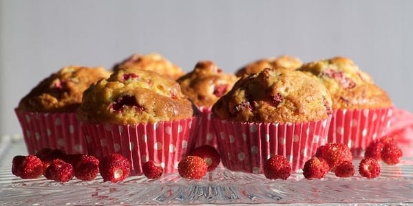 Strawberry Vanilla Muffins Keto Recipe