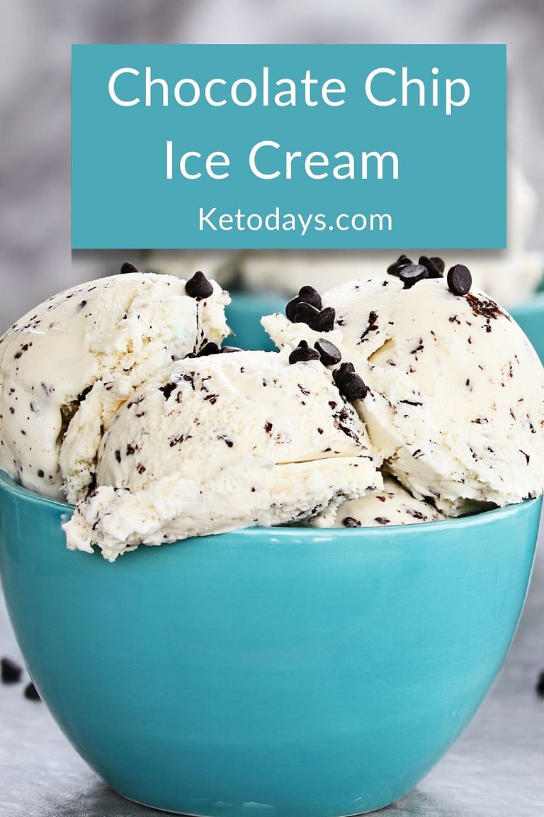 I make my Chocolate Chip keto ice cream recipe by blending it in a blender first and then churning in my Cuisinart Ice Cream Maker for about 25 minutes. It's pretty soft at first but can be eaten. Freezing it for a bit makes it nice and solid.
